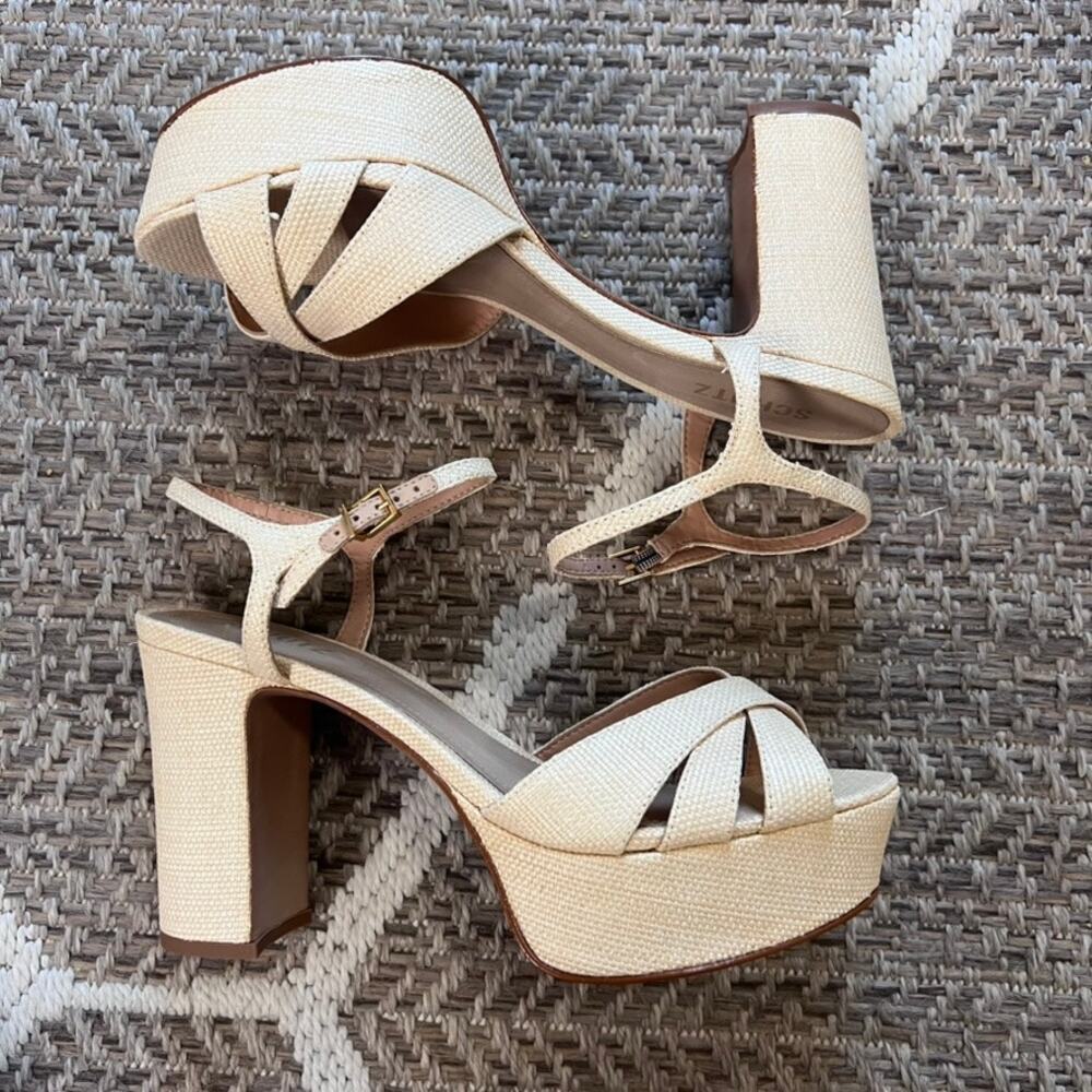 SCHUTZ Keefa Heeled Sandal Sz 10B
